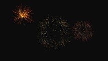 Holiday fireworks Light visuals. Seamless loop	