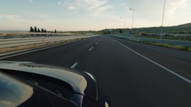 Driving A Car On A Highway