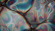 Abstract Liquid Visuals With Unsettled Movements In Blurry Background.	