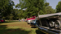 Vintage Car Show at Farm in Mississippi. Cruisin Cotesworth Antique Car Show Footage
