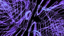 Purple Gradient Flowing Wave Lines - Animation	