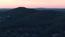 Tennessee mountains at sunset 