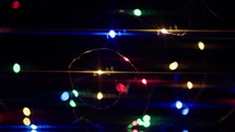 Christmas Light Glowing Background