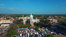 Downtown Waco Texas Farmers Market and Courthouse