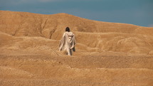 Temptation of Christ. For 40 days and nights Jesus was tested by the Devil in the Judaean Desert - Israel.

