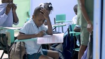 school children in Haiti 