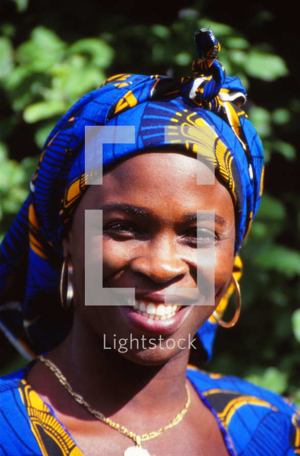 headshot of a smiling African woman 