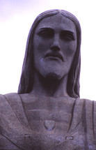 Christ statue closeup in Rio