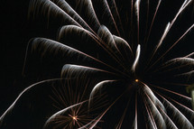 bursting fireworks background 