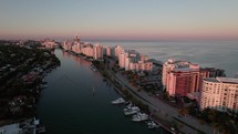 Drone Miami Beach Sunset 3