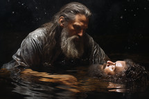 John the Baptist & Jesus Baptism