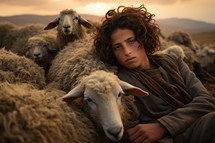 A Shepherd Boy and his Sheep