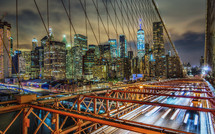 Manhattan and Brooklyn Bridge 