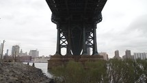 under the Manhattan Bridge 