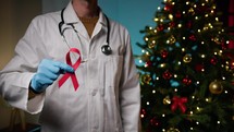 Cancer fight inside a hospital during Christmas 