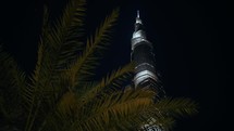 Tallest Skyscraper In The World, Burj Khalifa By Night Of Dubai