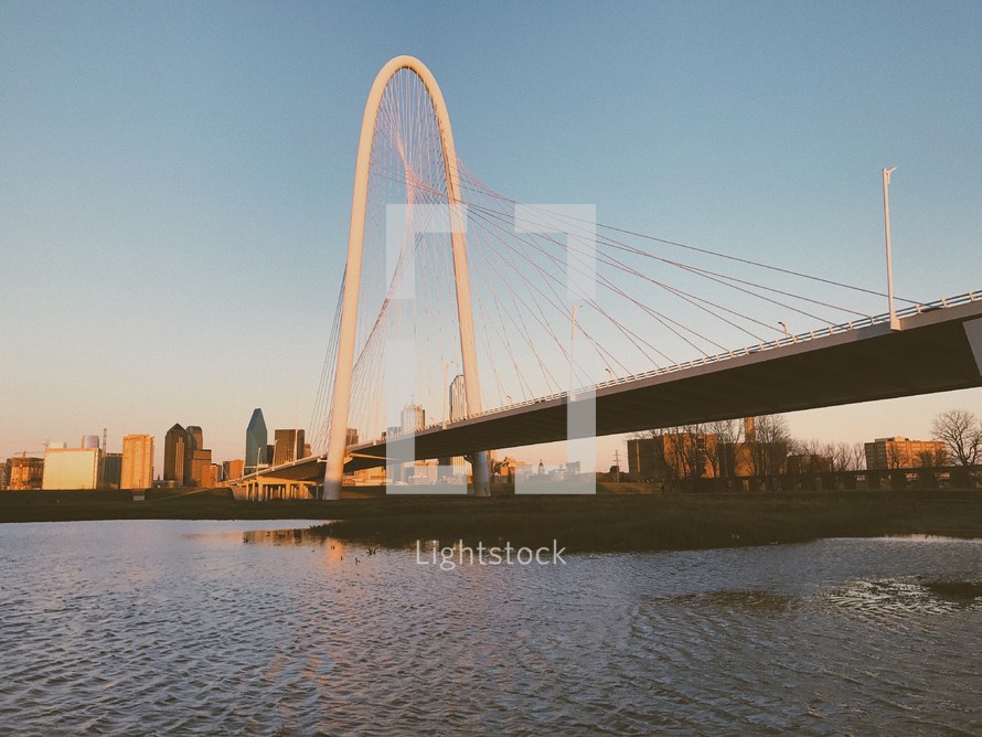 Margaret Hunt Hill bridge in Dallas 