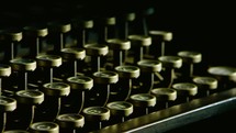 old typewriter keys 