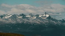Panorama Of Tierra del Fuego In Daytime In Argentina, Patagonia. - wide shot