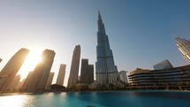 Burj Khalifa Tallest Skyscraper In The World In Dubai City