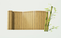 Retro Chinese ancient bamboo slip, 3d rendering.