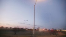 plane taking off 