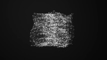 Digital Data Visualization In Dark Background