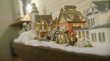 Christmas village display 