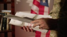 Militar American read top secret documents