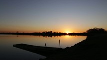 Lake Sunset 15 Seconds