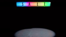 Black Friday sale Background with colorful lights