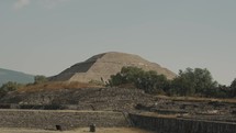 Teotihuacan pyrdamids in Mexico City