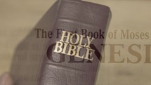 The Bible with Genesis overlay