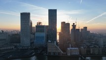 Beautiful Golden Sunrise in London