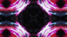 Kaleidoscope Sequence Patterns, Multicolored Motion Graphics Background	