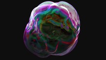 3D Bubble, Colorful, Morphing, Oil, VJ Loop, Morphing and Bubbling, Liquid	