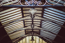 ornate ceiling beams 