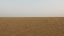 Empty Desert Of Dubai In Arab State