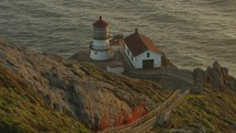 Old lighthouse on Northern California coast