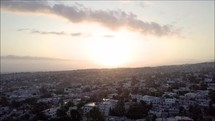 Port-Au-Prince at sunset 