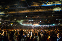 crowds at a concert 