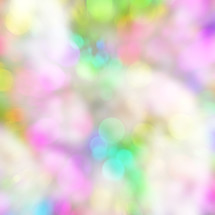 colorful, light and bright bokeh lights with soft zoom blur effect