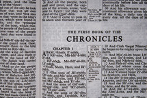 The First Book of Chronicles 