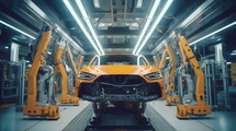 Car Manufacturing process Created With Generative AI Technology	
