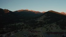 Drone Sunrise Mountain Range 2