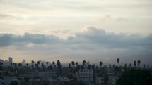 LA city skyline 