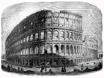 18th Centurty depiction of the Coliseum