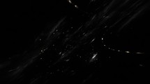Dark background of the universe warping space and time. Seamless Loop