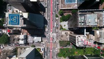 Paulista Avenue At Sao Paulo Brazil. Cityscapes City Aerial. Town Horizon District Urban. Town Drone View District Downtown High Angle View. Town Urban City Landmark. Sao Paulo Brazil. Paulista Avenue
