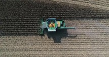 corn harvester tractor 